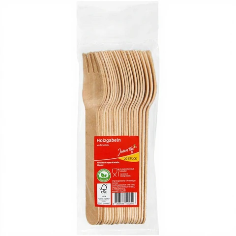 Jeden Tag Holzgabeln 20 Stück