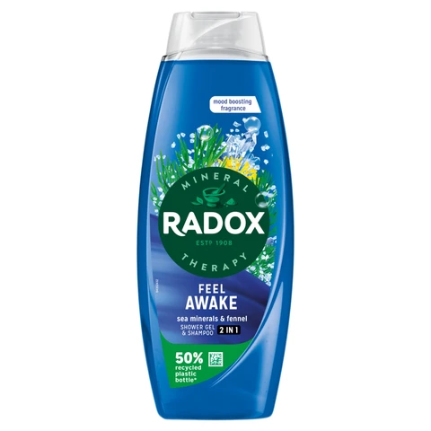 Radox Mineral Therapy 2-in-1 Body Wash & Shampoo Feel Awake 675ml