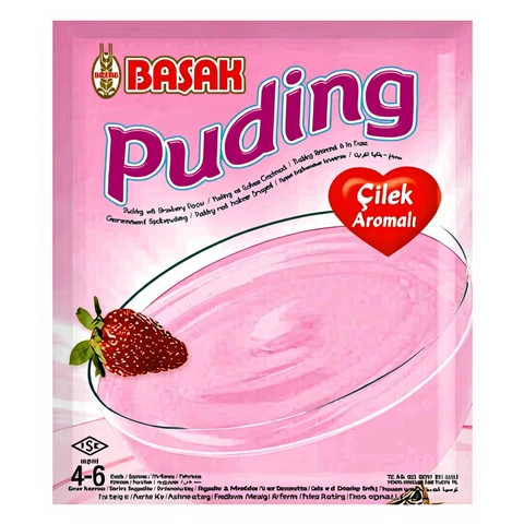 Basak Erdbeerpudding 130g