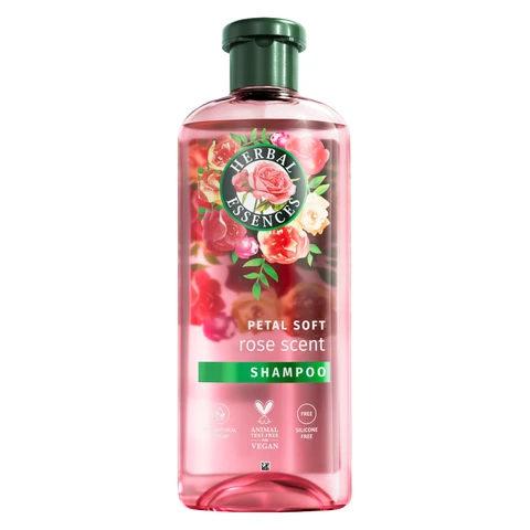 Herbal Essences Rose Scent Petal Soft Shampoo to Nourish Dry Hair Silicone Free 250ml