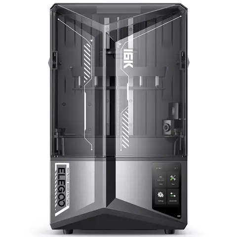 ELEGOO Saturn 4 Ultra 16K Resin 3D Printer with Flip Lid Smart Tank Heater at 30°C, 150 mm/h High Speed Pressure, Large Printing Size 211.68 x 118.37 x 220 mm³