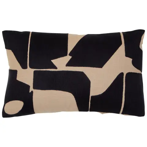 Bosie Cushion Ozella Rectangle Black/Natural