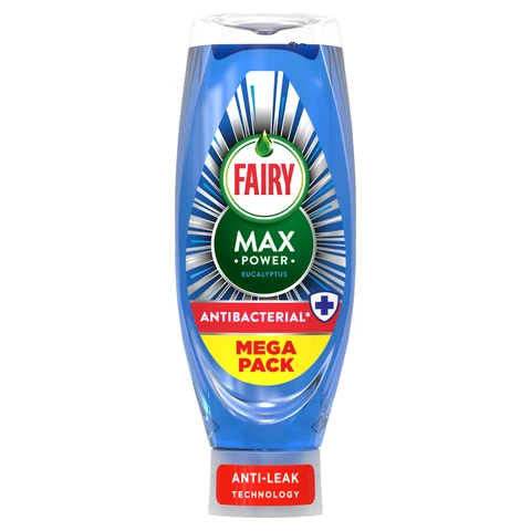 Fairy Max Power Washing Up Liquid Antibacterial 730ml