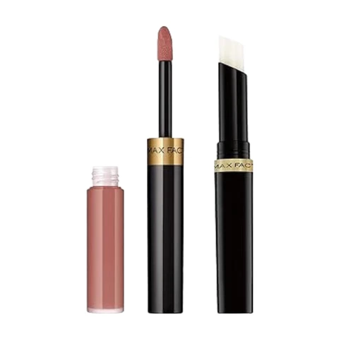Max Factor Lipfinity Lip Colour Lipstick 2-Step Long Lasting 160 Iced 2.3ml + 1.9g