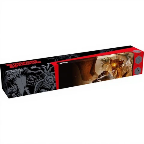 Konix KX DND MOUSEPAD XXL TIAMAT Game-muismat Zwart, Bruin