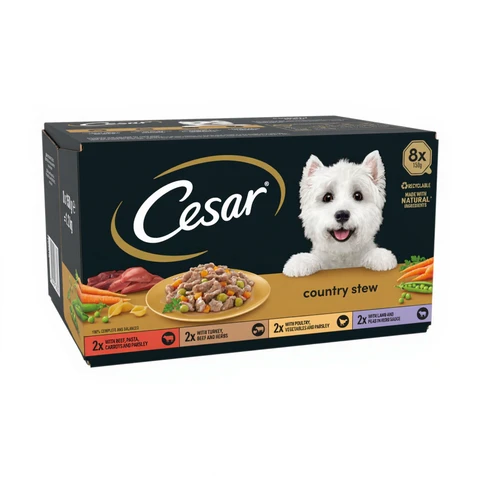 Cesar Country Stew Adult Wet Dog Food Trays Special Selection 8 x 150g