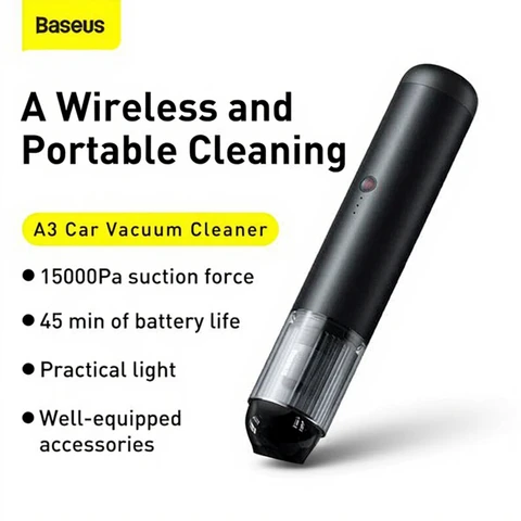 BaseusA3 CarVacuumCleaner（15000pa）Tarnish