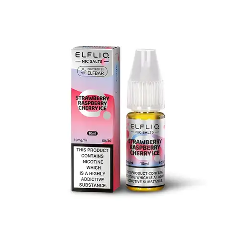 Elf Bar Elfliq Nic Salt Strawberry Raspberry Cherry 10ml