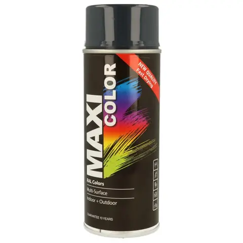Maxicolor GREY Gloss Spray Paint 400ml