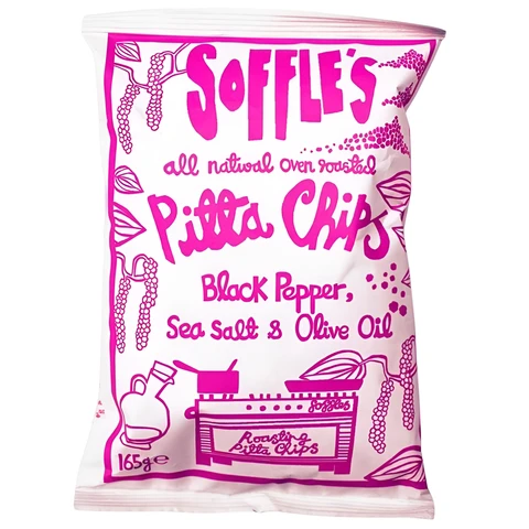 Soffle's Black Pepper, Olive Oil and Sea Salt 165g