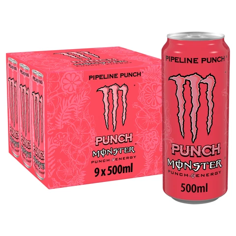 Monster Energy Drink Pipeline Punch 9 X 500ml