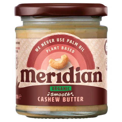 Meridian Cashew Butter Smooth Organic 170g