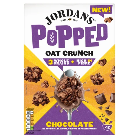 Jordans Popped Oat Crunch Chocolate 425g