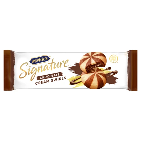 McVitie's Signature Chocolate Cream Swirls Biscuits 142g