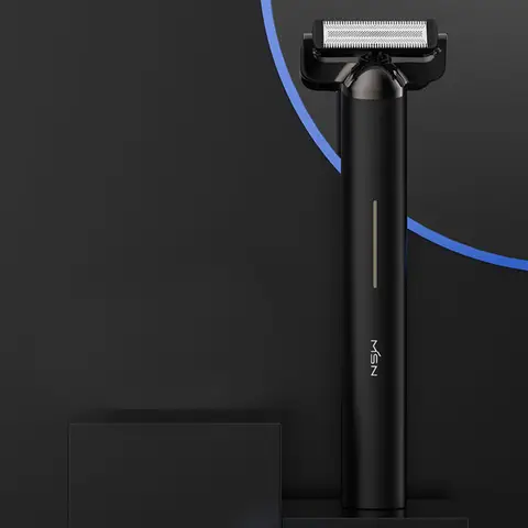 MSN Men's Electric Shaver – Multi-Function Shaver, Smart Beard Trimmer, IPX5 Waterproof, Wet & Dry Shave, Unique 3-Way Blade Design, Patented Enclosed Head, T8