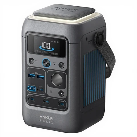 Anker SOLIX C300X - Centrale électrique DC 288Wh - Sorties DC, haute efficacité, format compact