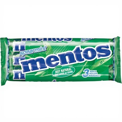 Mentos Spearmint 3er 3 x 38 g(114g)