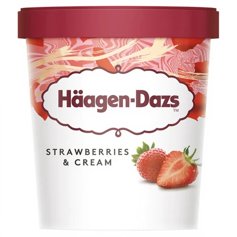 Häagen-Dazs Strawberries & Cream Ice Cream 460ml