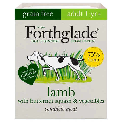 Forthglade Lamb with Butternut Squash & Vegetables Complete Meal Adult 1 yr+ 395g