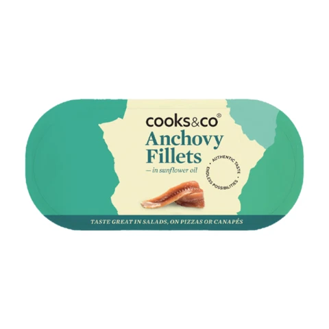 Cooks & Co Anchovy Fillets in Oil 50g