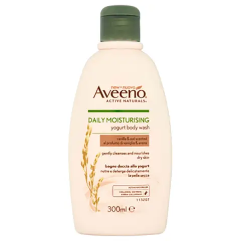 Aveeno Daily Moisturising Vanilla and Oat Body Wash 300ml