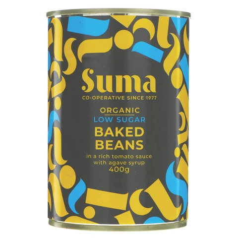 Suma Organic Baked Beans Low Sugar 400g