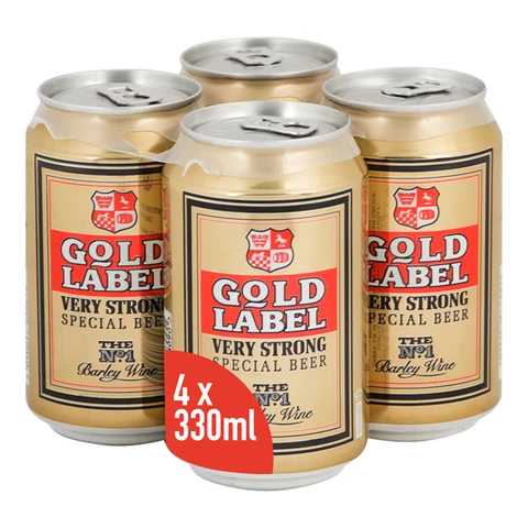 gold Label 7.5% 4X330ml