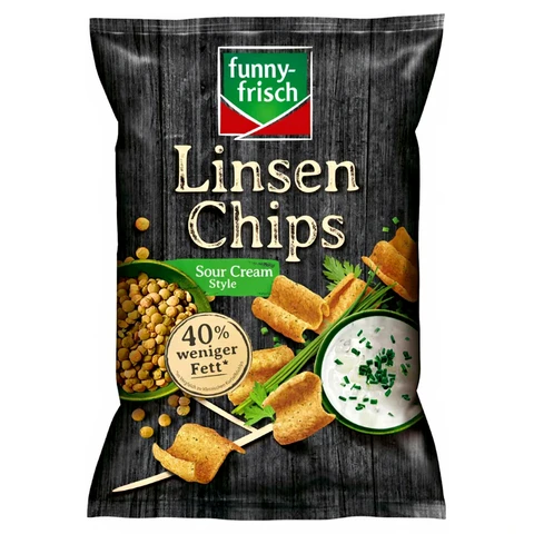 Funny-frisch Linsenchips Sour Cream Style 90g
