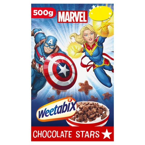 Weetabix Marvel Avengers Chocolate Stars 500g