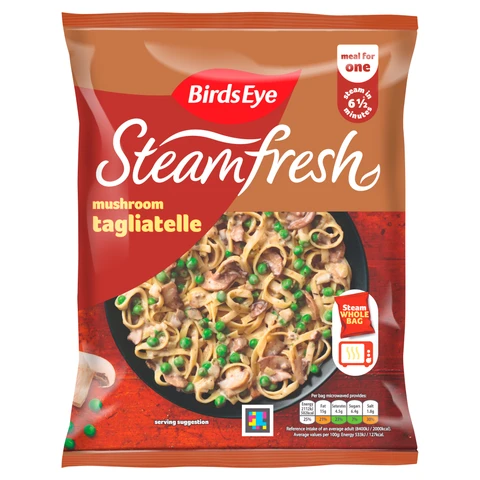 Birds Eye Steam Fresh Mushroom Tagliatelle 400g