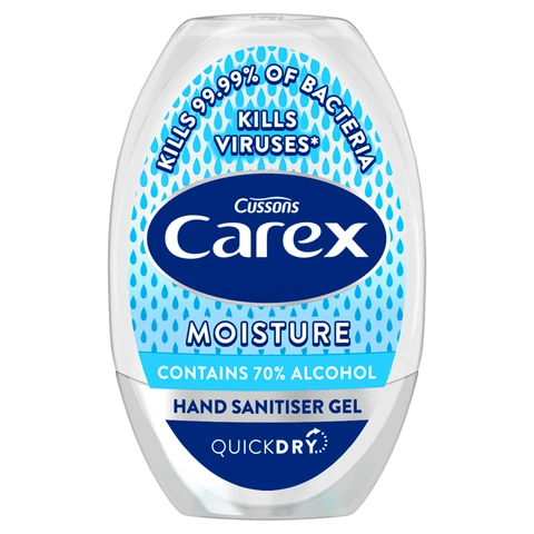 Carex Antibacterial Hand Sanitiser Gel Moisture 50ml
