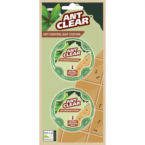 CLEAR Ant Bait Station 2pk