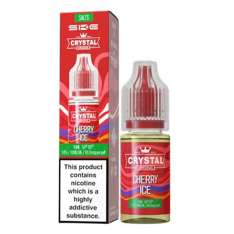 SKE Crystal Nic Salt E-liquid Cherry Ice 1.0%/10mg/ml 10ml