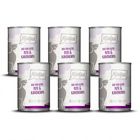 MjAMjAM - DUO of good turkey hen and rabbit 400g*6