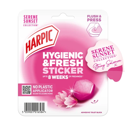 HARPIC Hygienic & Fresh Sticker Serene Sunset 4 Packs