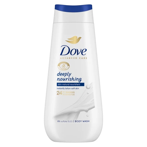 Dove Advanced Care Body Wash Deeply Nourishing 225ml