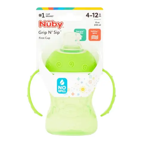 Nuby Sipeez First Cup Grip 'n' Sip 4+ Months 240ml