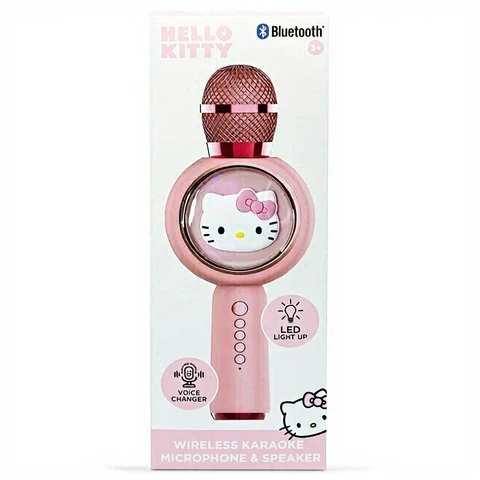 Hello Kitty - Popsing LED-licht - Draadloze Karaoke Microfoon