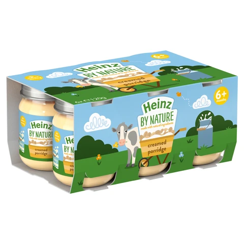 Heinz By Nature Creamed Porridge 6+ Months 6 x 120g