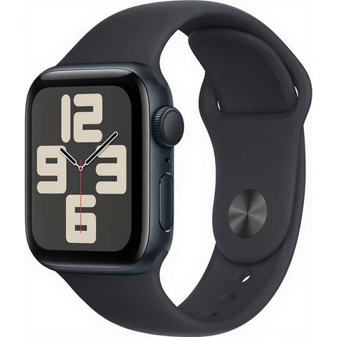 Apple Watch SE GPS WiFi 40mm Black S/M 2024 Black Sport Band S/M
