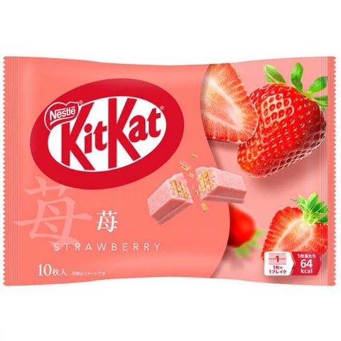 KitKat aardbeiensmaak 10 stuks 113 g