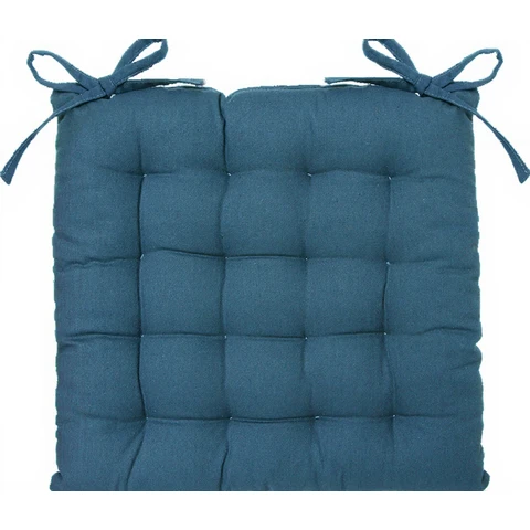 Blaues Stuhlkissen 38x38cm