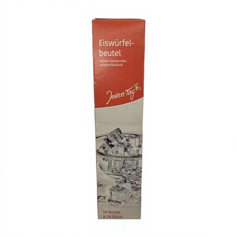 Jeden Tag Eiswürfelbeutel