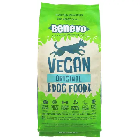 BENEVO - Adult Dog Original - Complete Vegan Dog Food - 2KG