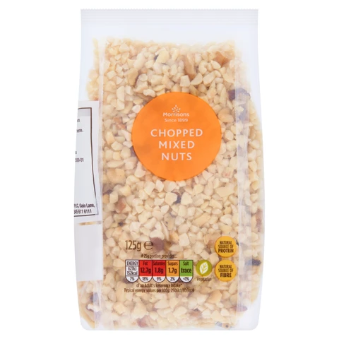 Morrisons Chopped Mixed Nuts 125g