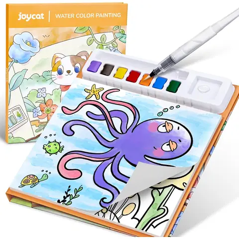 JoyCat Paint with Colouring Books