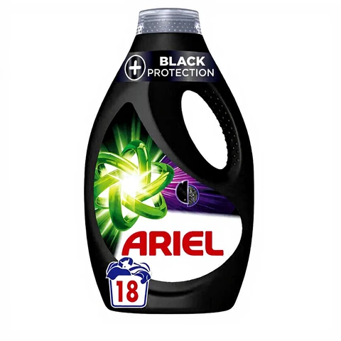 Ariel Flüssigwaschmittel + Revitablack 18 Wäschen Schwarze Kleidung