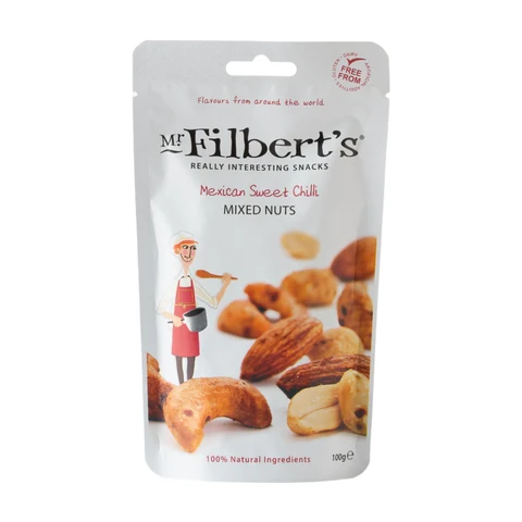 Mr Filbert's Mexican Sweet Chilli Mixed Nuts 100g