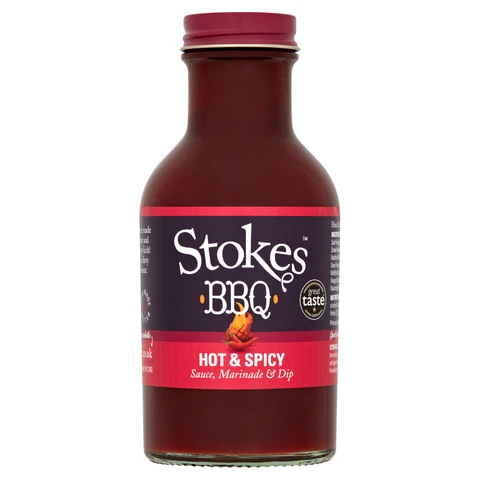 Stokes Hot & Spicy BBQ Sauce 315g