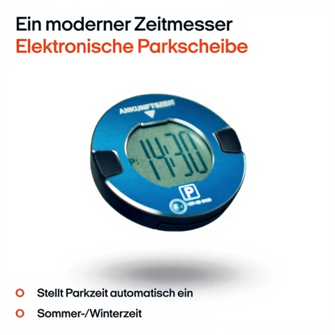 OOONO P-DISC NO1 elektrische Parkscheibe, blau